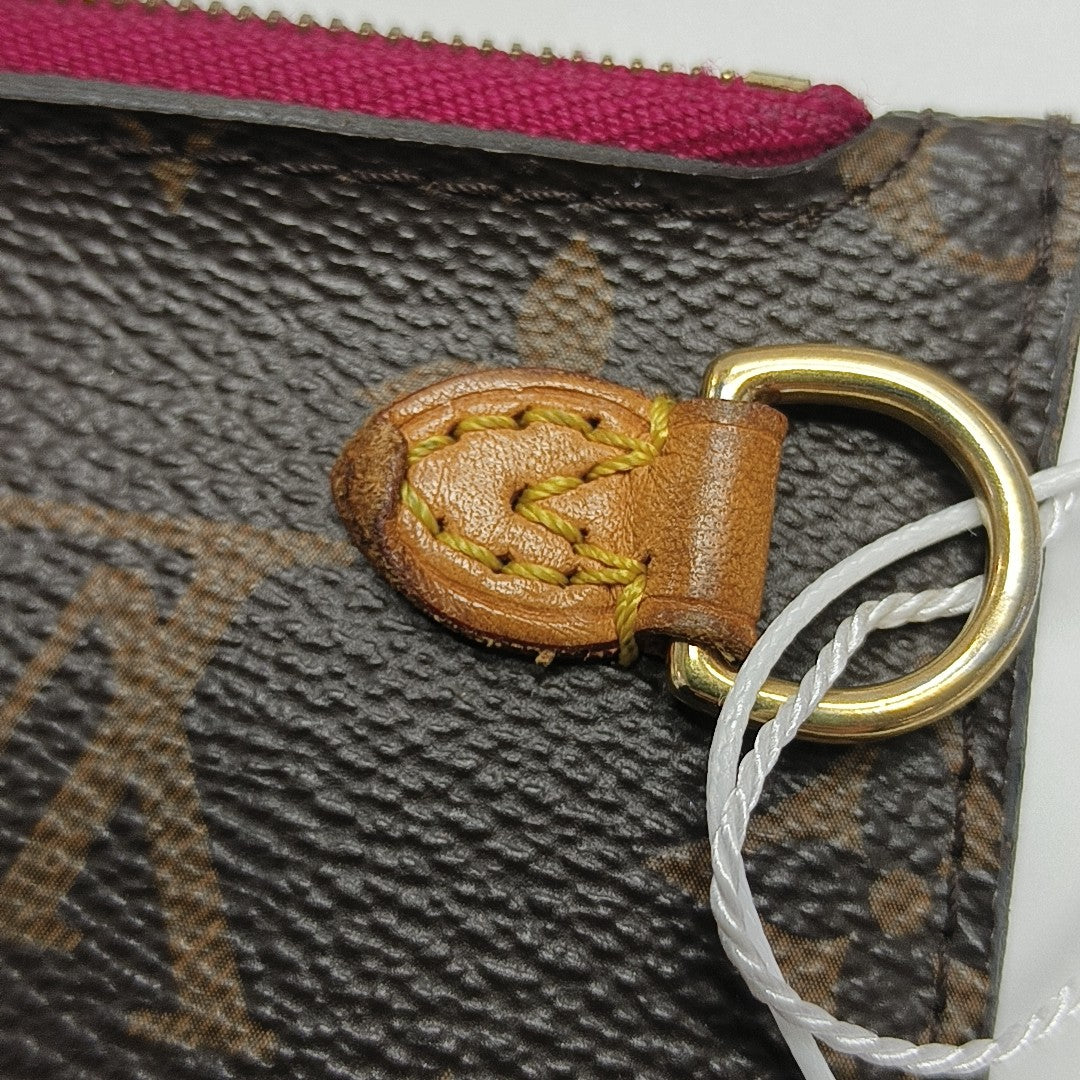 NEVERFULL PM Monogram Coated Canvas Brown