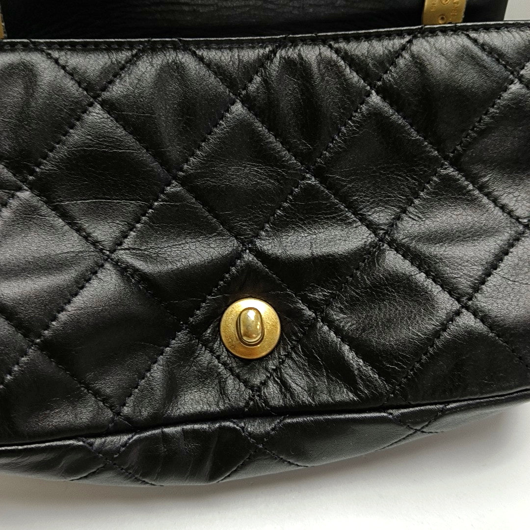 Quilted Calfskin Black