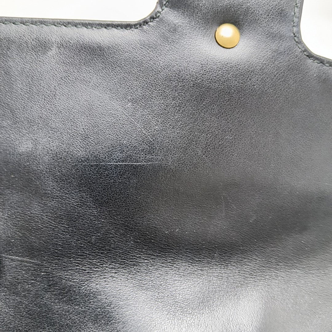 GG Marmont Mini Quilted Calfskin Black
