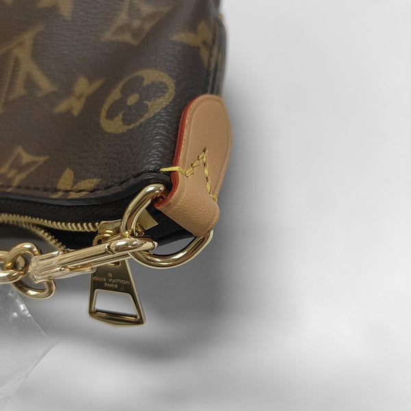 BOULOGNE Nano Monogram Coated Canvas Brown