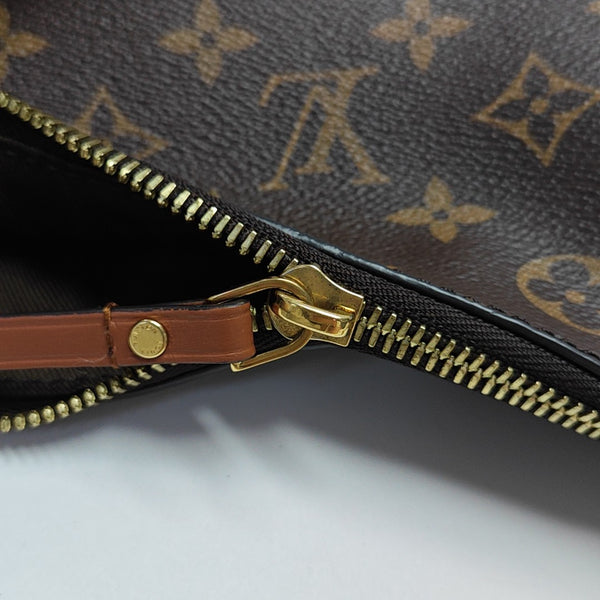 LOOP HOBO Monogram Coated Canvas Brown