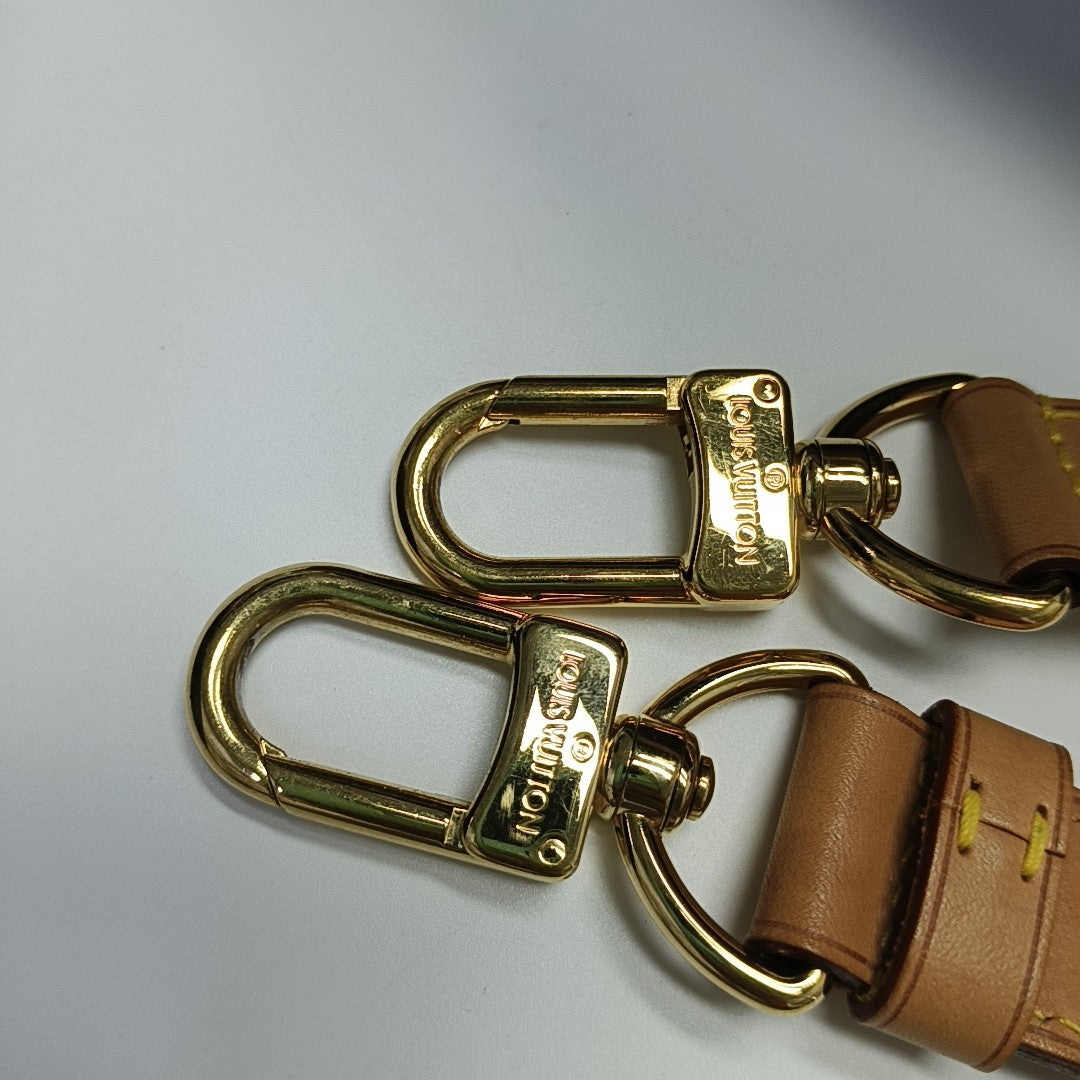 KEEPALL 45 Monogram Coated Canvas Brown