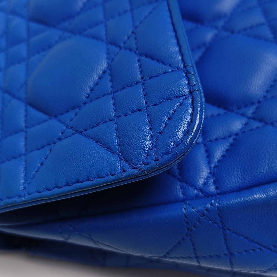 Authenticated pre-owned  Miss Dior Cannage Lambskin Blue - Crossbody Bag at Looply