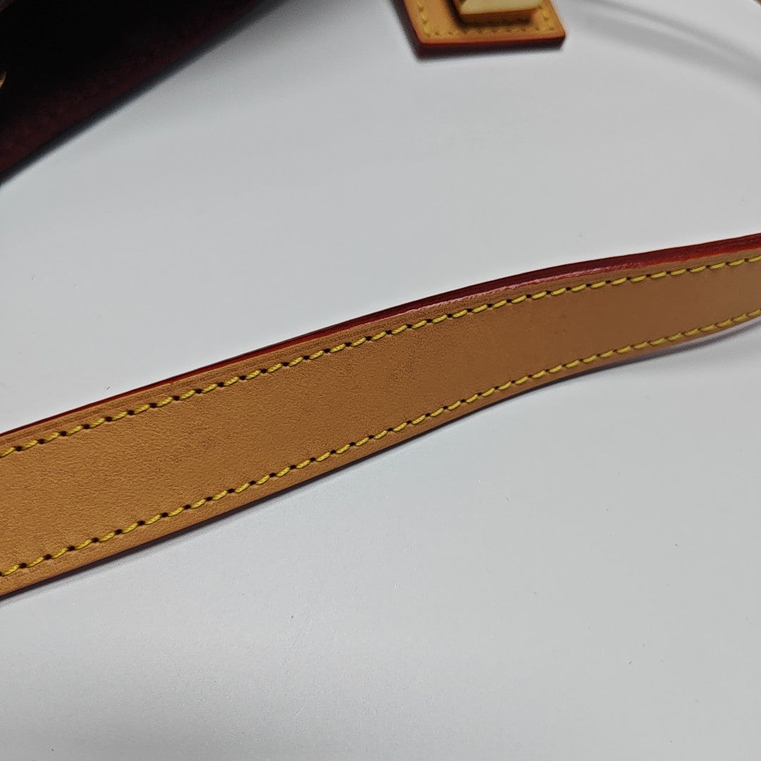 ALL IN Monogram Coated Canvas Brown