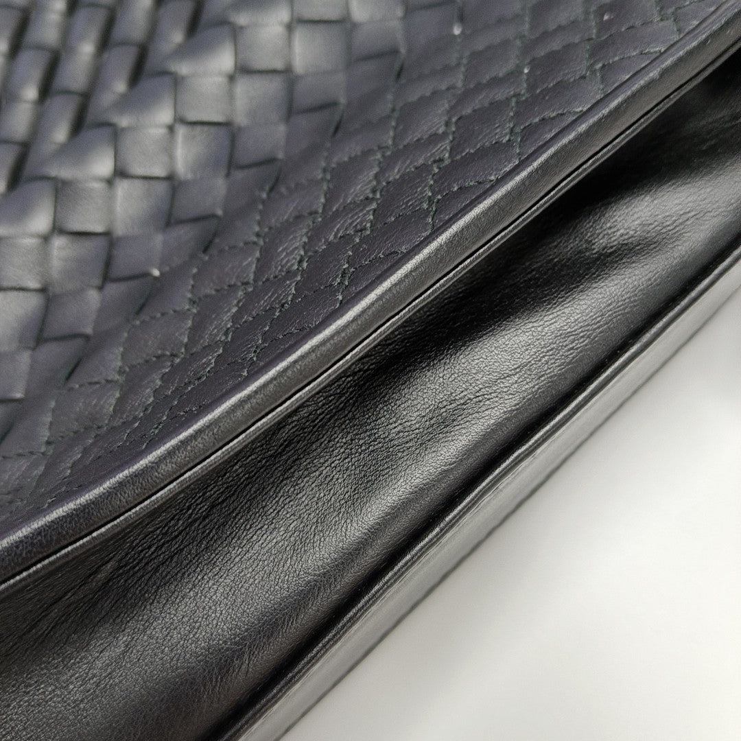 Calfskin Shoulder Bag Black