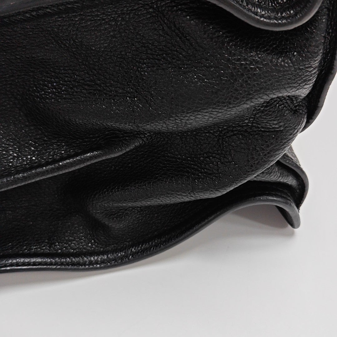 Etiquette Calfskin Black