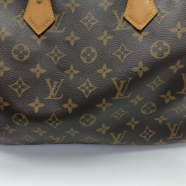 SPEEDY 30 Monogram Coated Canvas Brown