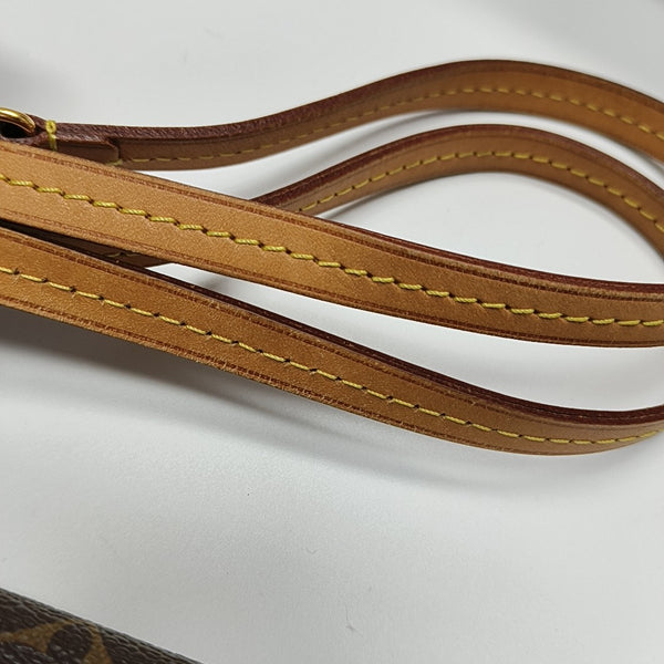 FAVORITE MM Monogram Coated Canvas Brown