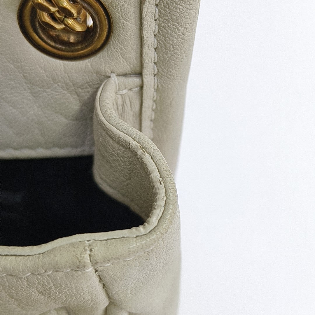 NIKI Mini Lambskin White