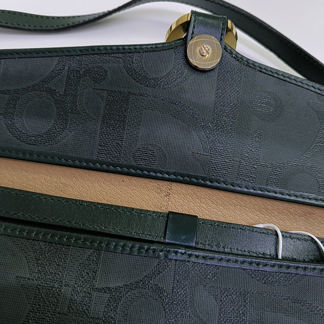 Special Material Shoulder Bag Green