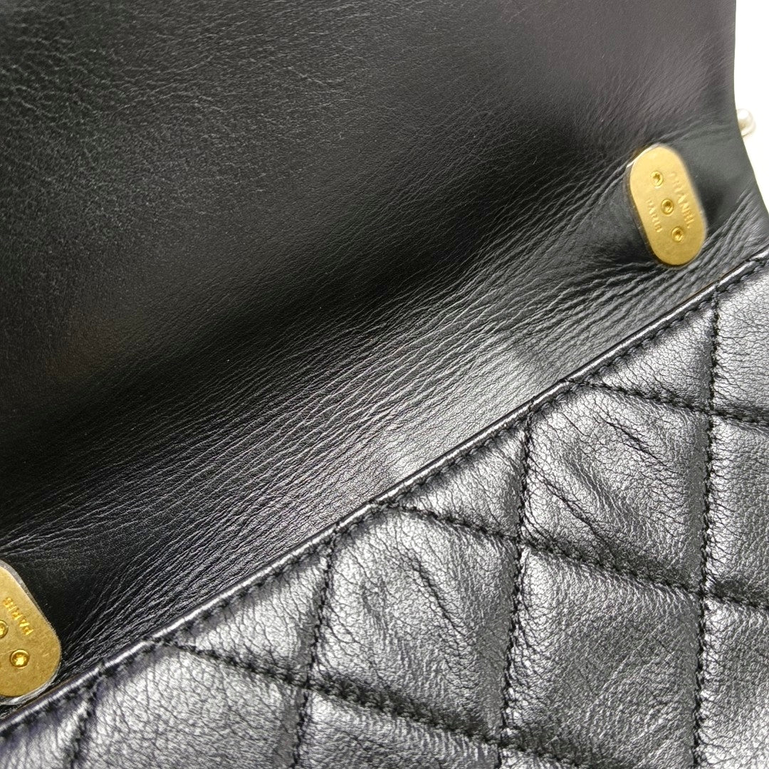 Quilted Calfskin Black