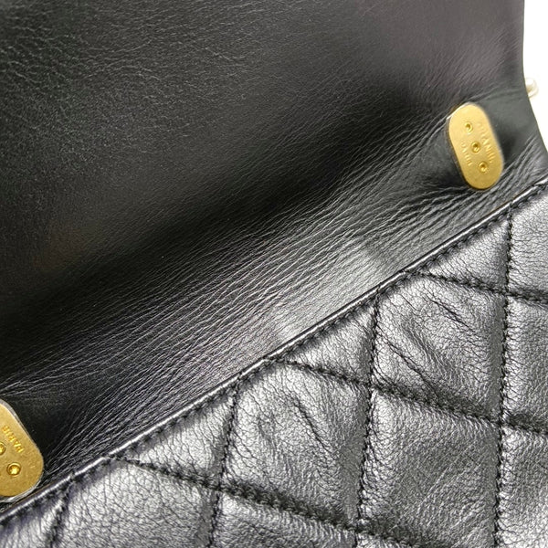 Quilted Calfskin Black