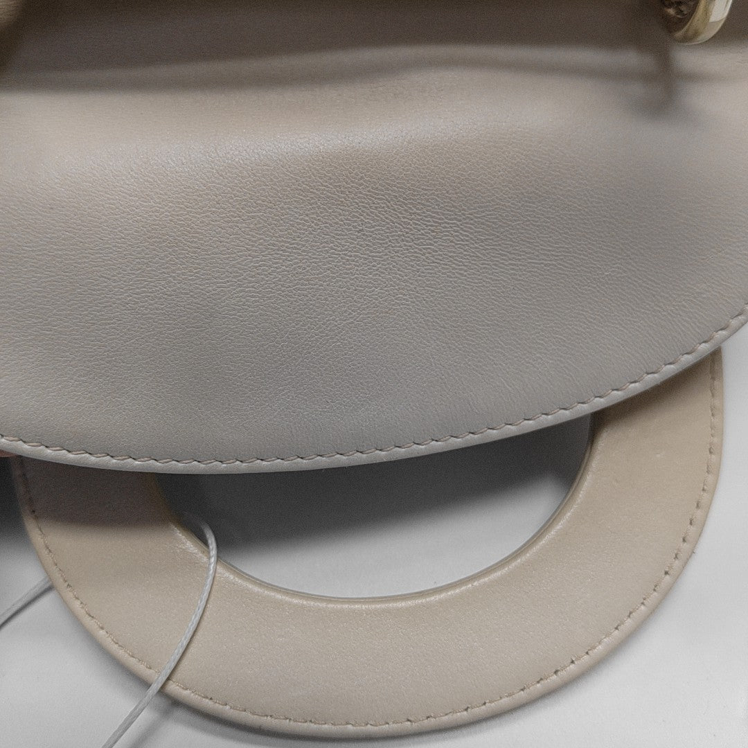 Lady Dior Mini Cannage Lambskin Beige