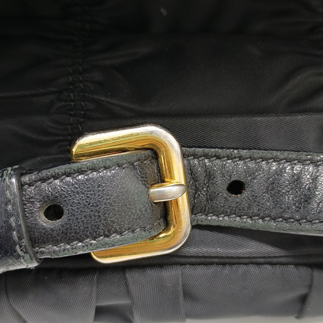 Gaufre Nylon Black
