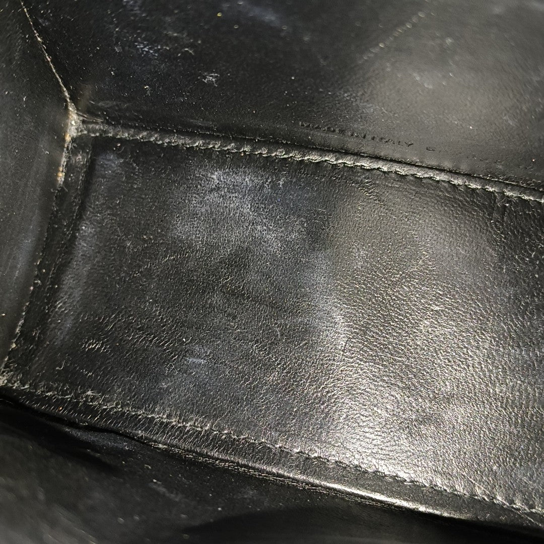 Hourglass Small Calfskin Black