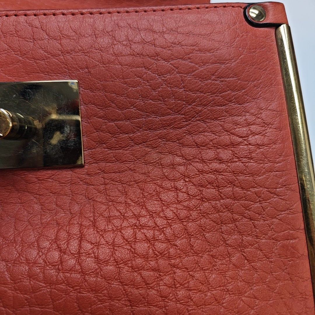 Sally Leather Red