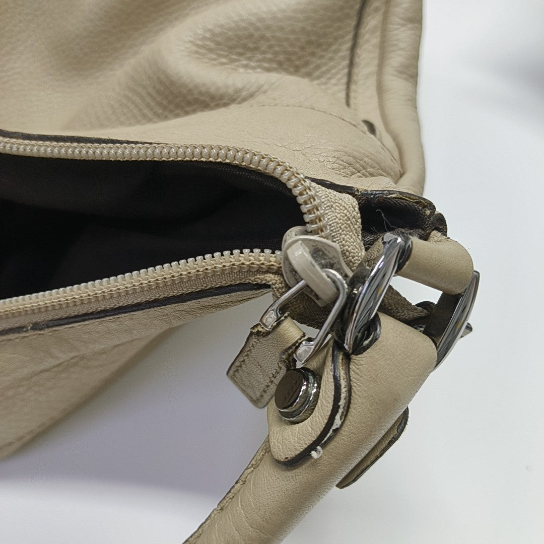 D Gold Monogram Calfskin Beige