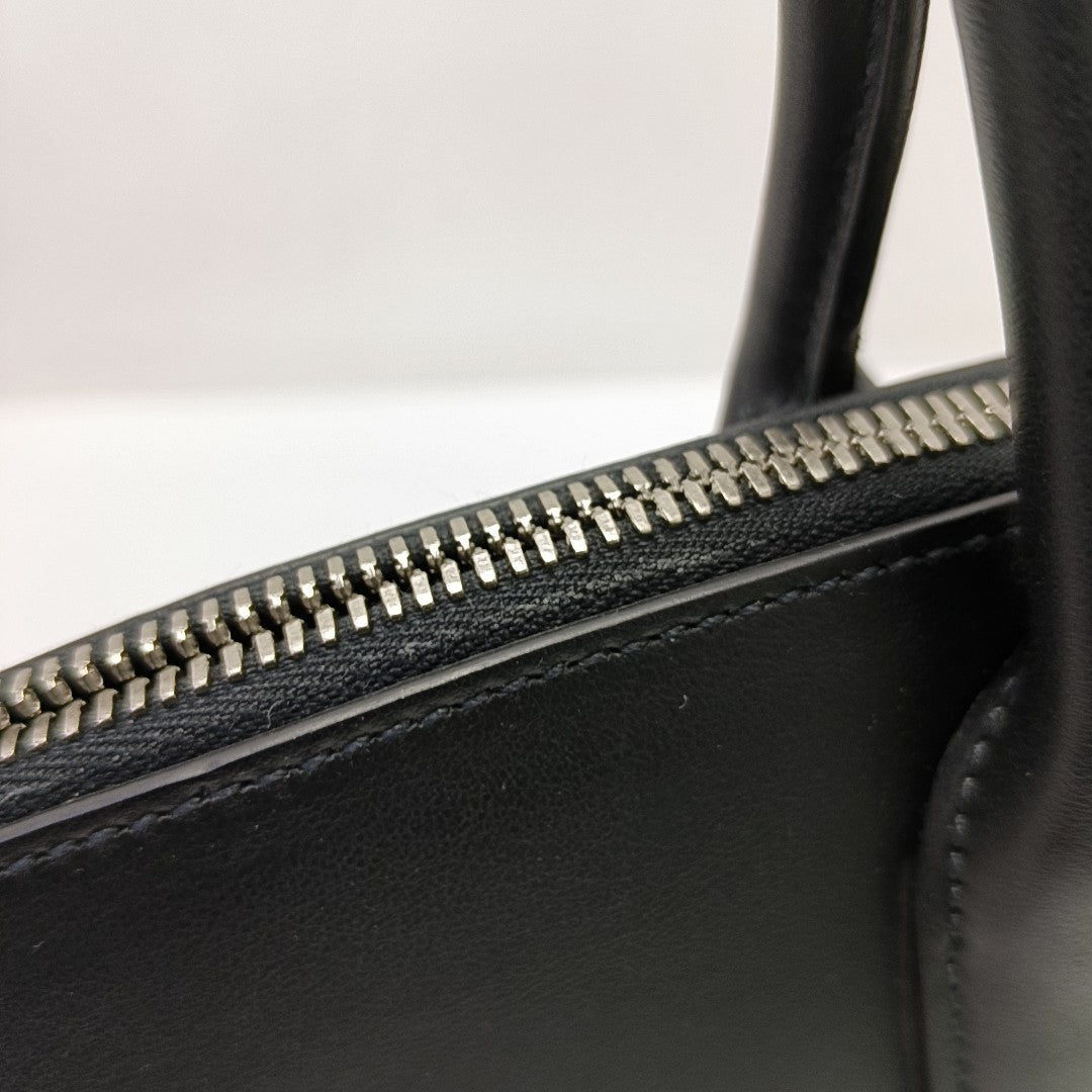 Saffiano Calfskin Shoulder Bag Black