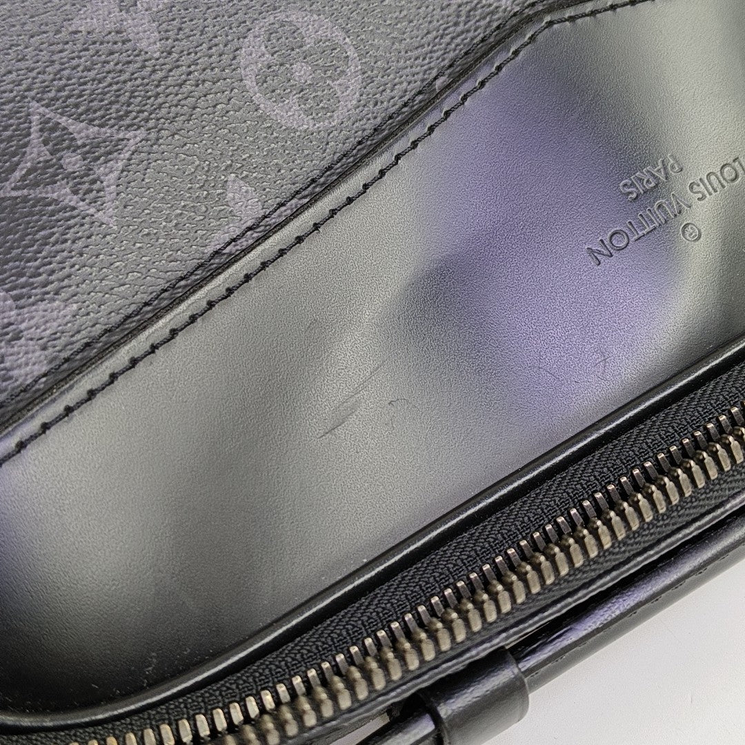 EXPLORER Monogram Coated Canvas Black
