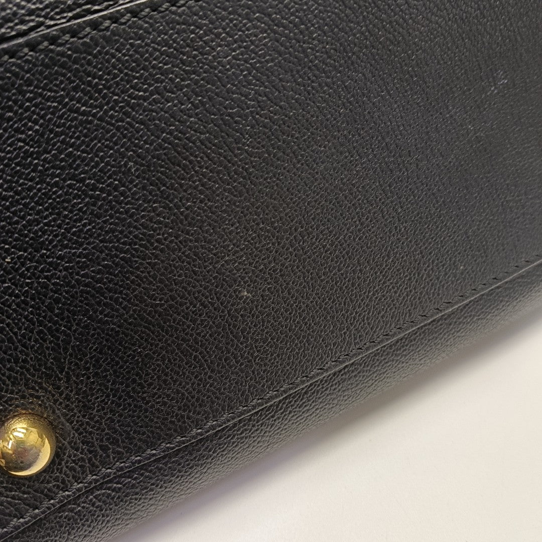 Buckle Small Calfskin Black