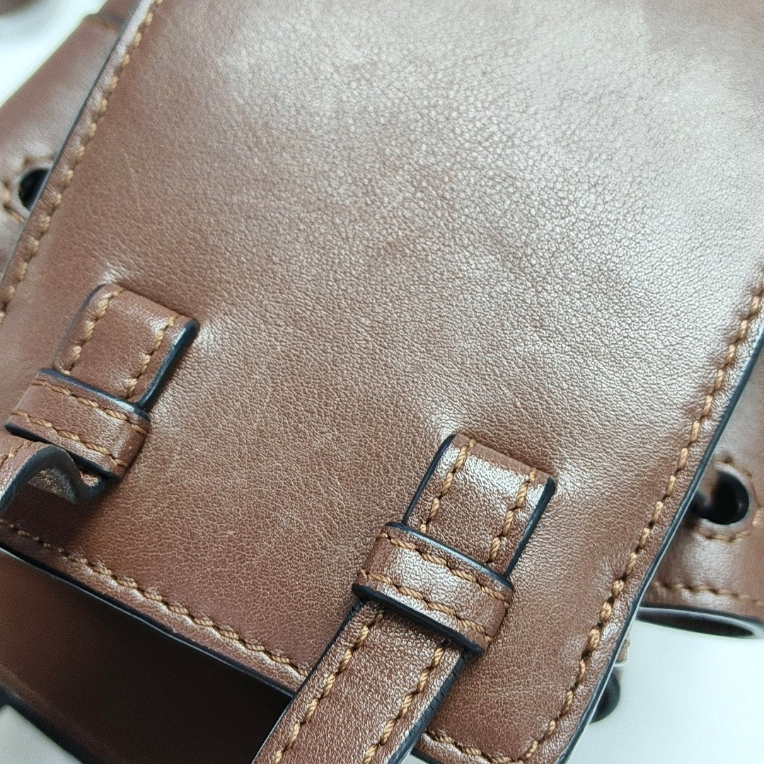Authenticated pre-owned  Hammock Mini Calfskin Brown - Shoulder Bag at Looply