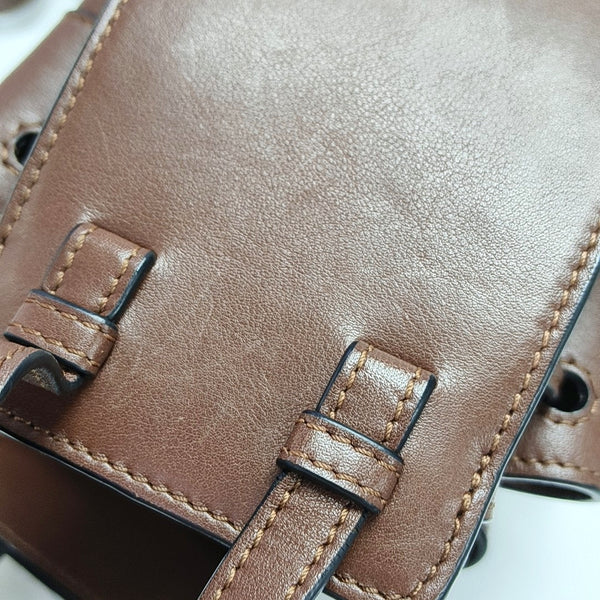 Authenticated pre-owned  Hammock Mini Calfskin Brown - Shoulder Bag at Looply