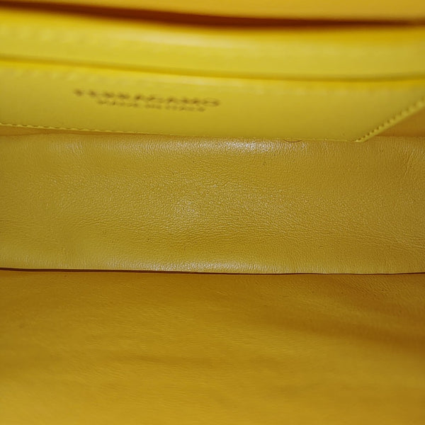 Clasp Hobo Calfskin Yellow