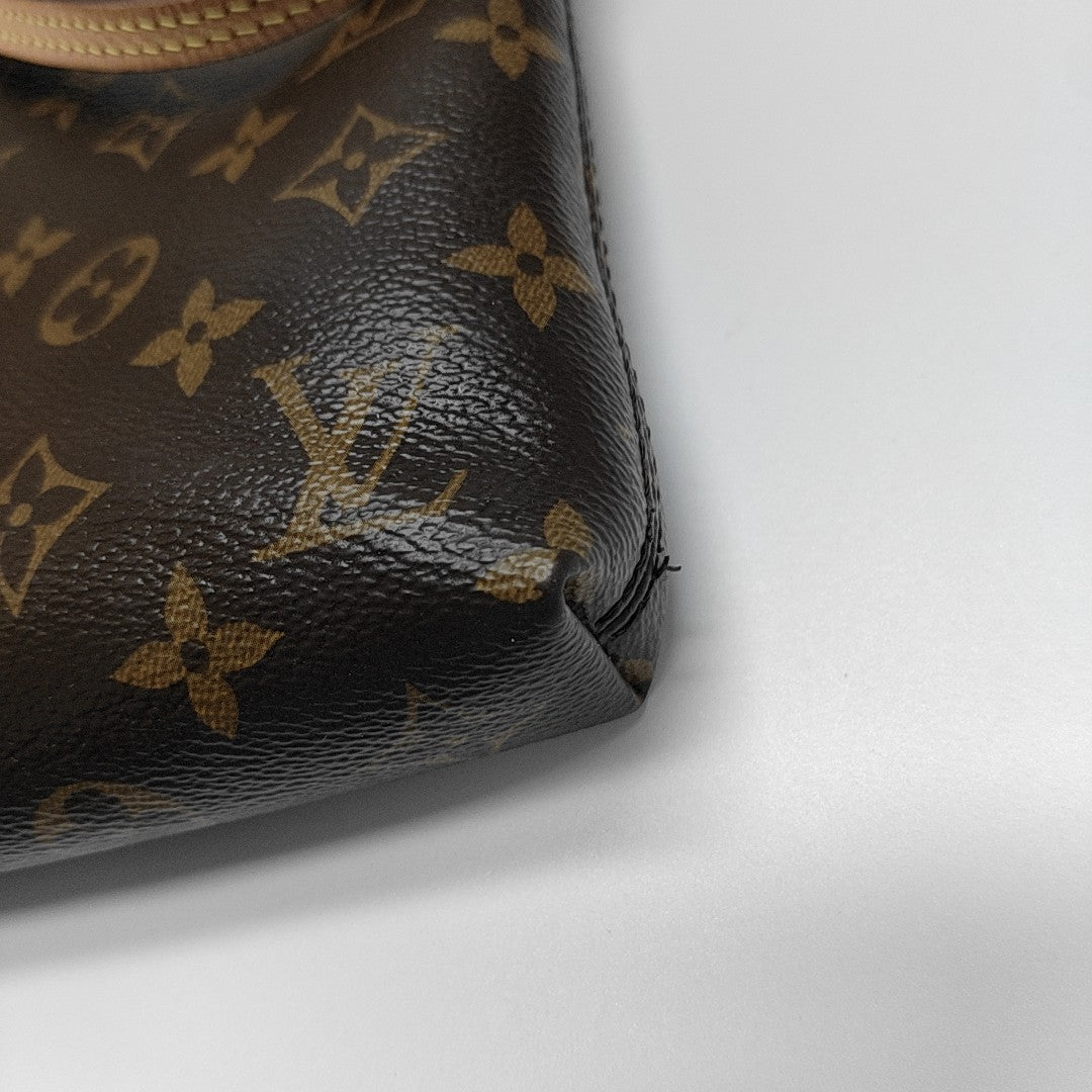 CARRY IT Monogram Coated Canvas Brown