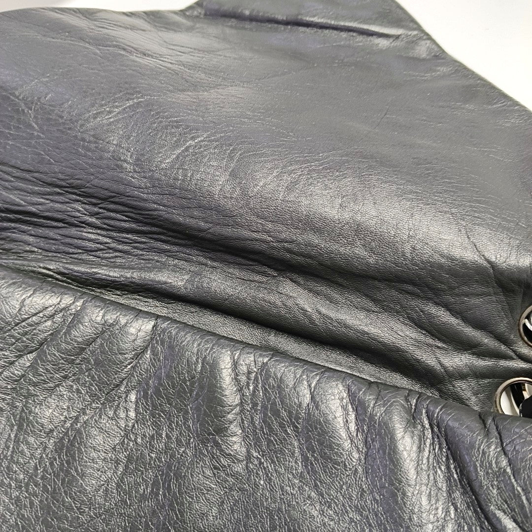 Quilted Lambskin Gray