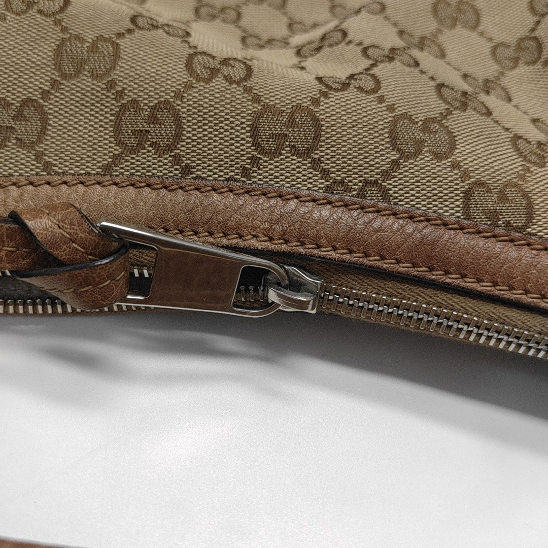 Monogram Canvas Top Handle Bag Beige