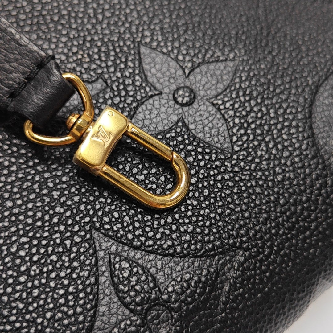 IVY Monogram Calfskin Black