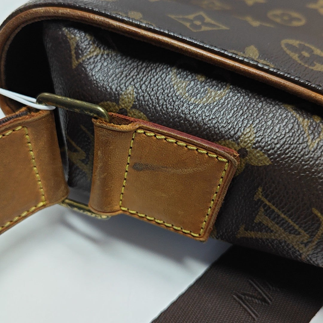 VALMY Monogram Coated Canvas Brown