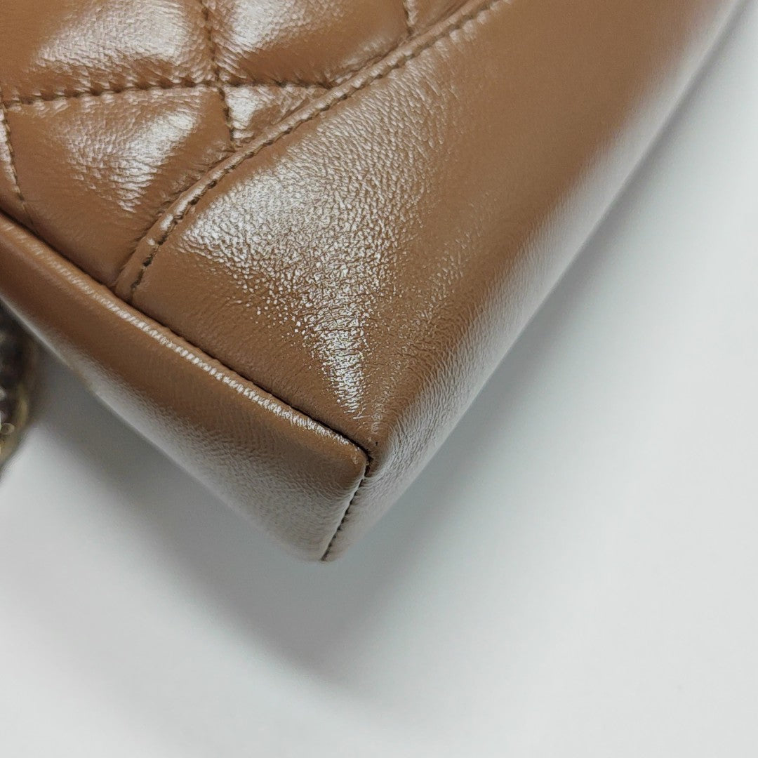 CHANEL 31 Quilted Lambskin Brown