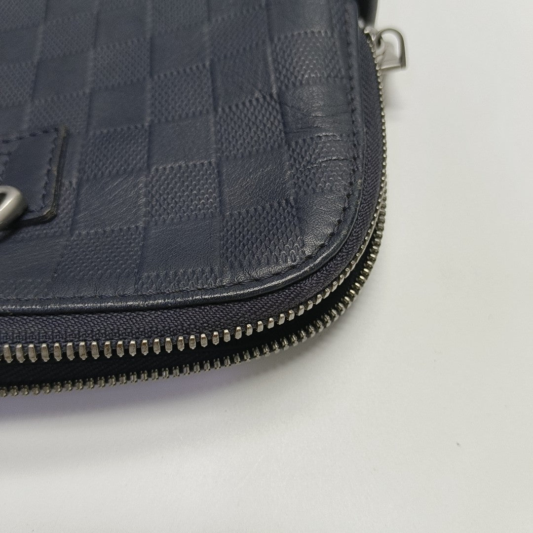 AVENUE Damier Calfskin Blue