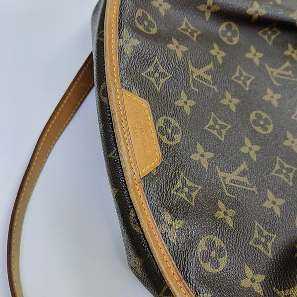 MENILMONTANT MM Monogram Coated Canvas Brown