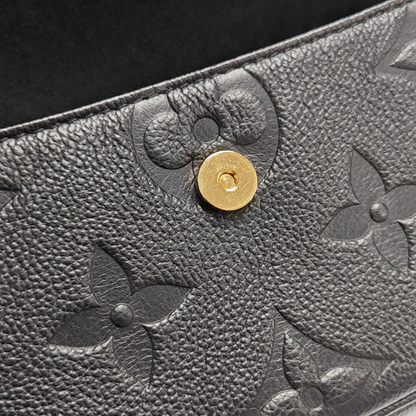 IVY Monogram Calfskin Black