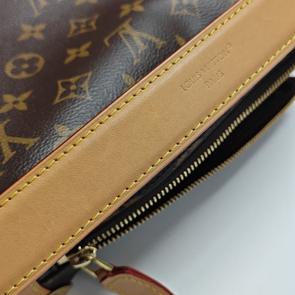 SIDE TRUNK MM Monogram Coated Canvas Brown