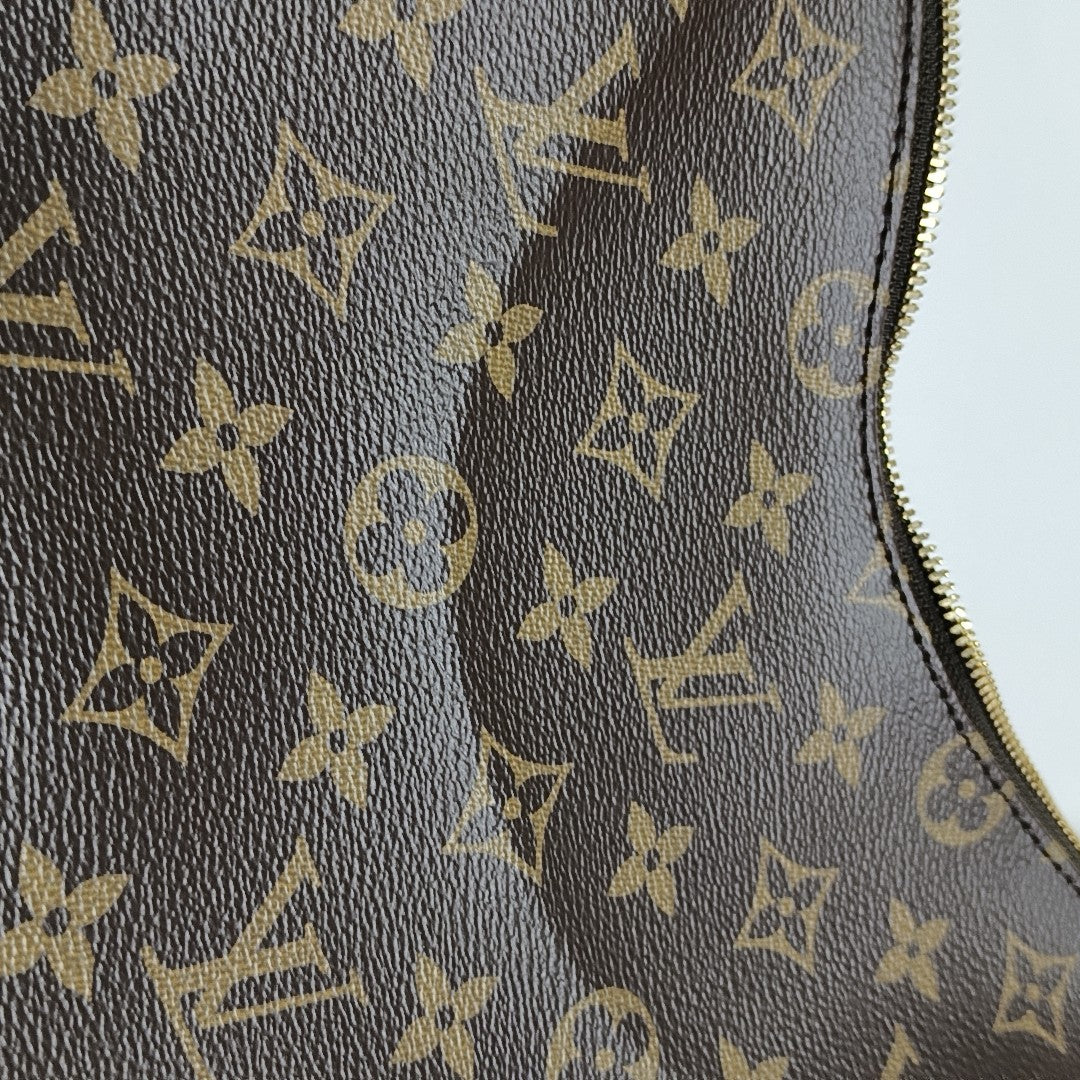 COOKIE BB Monogram Coated Canvas Brown