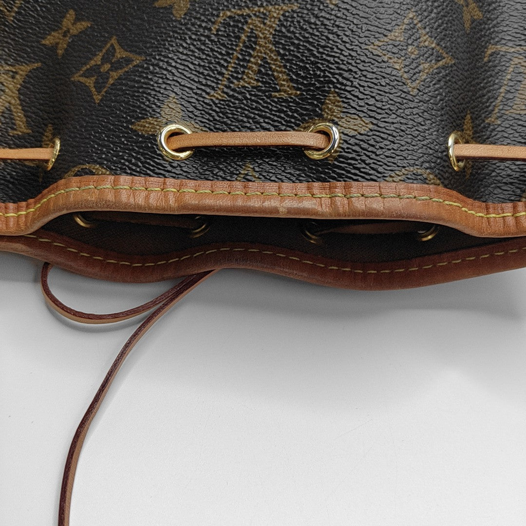 NÉONOÉ Nano Monogram Coated Canvas Brown