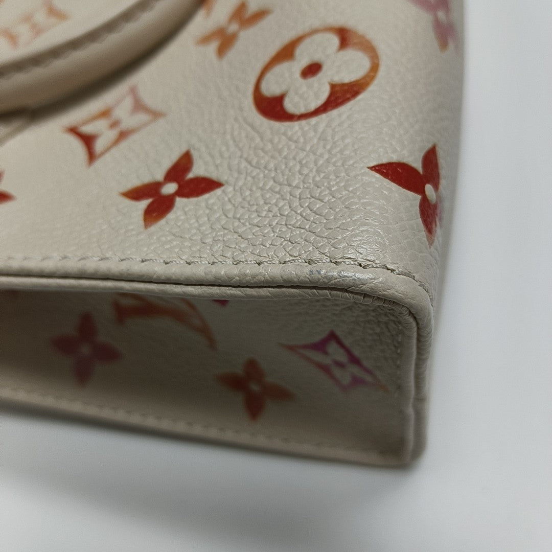 ONTHEGO BB Monogram Calfskin Beige