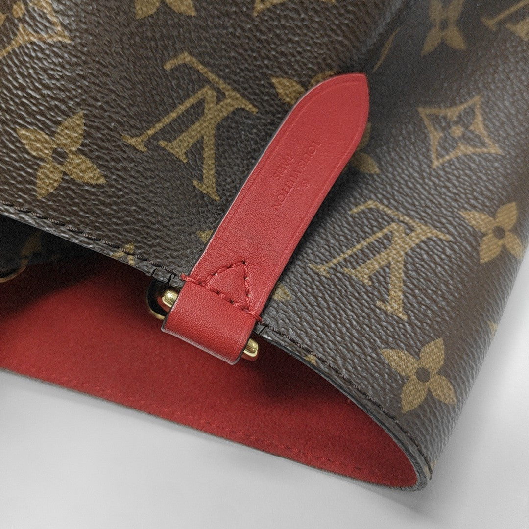 NÉONOÉ MM Monogram Coated Canvas Brown