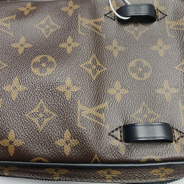 UTILITY SIDE Monogram Coated Canvas Brown