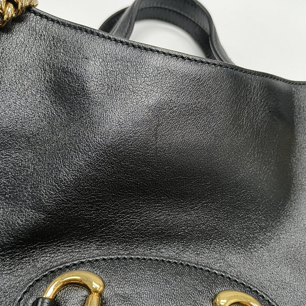 Authenticated pre-owned  Horsebit 1955 Medium Calfskin Black - Tote Bag at Looply