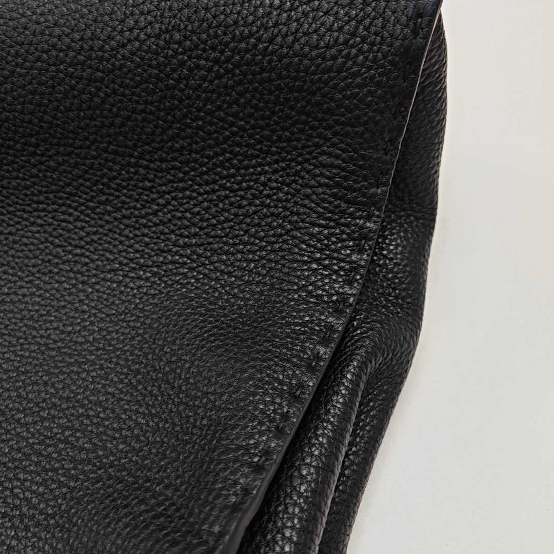 Peekaboo Medium Calfskin Black