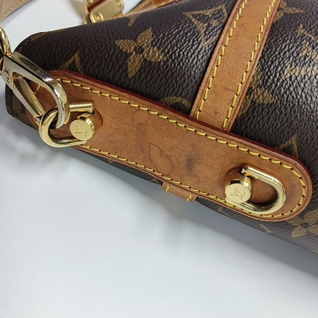 DUFFLE Monogram Coated Canvas Brown