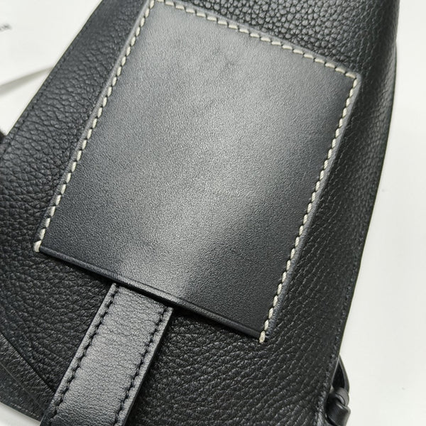 Calfskin Shoulder Bag Black