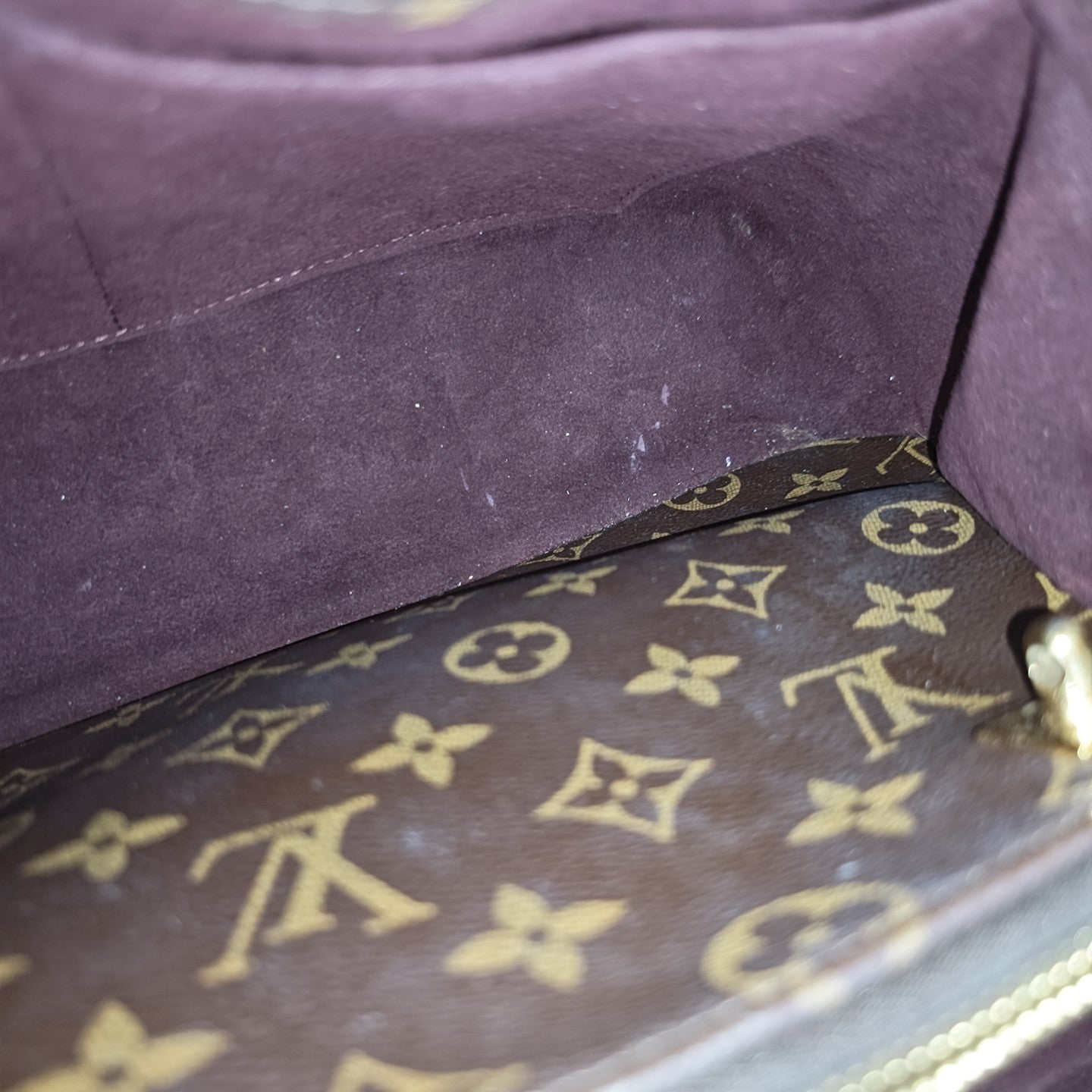 MONTAIGNE Monogram Coated Canvas Brown