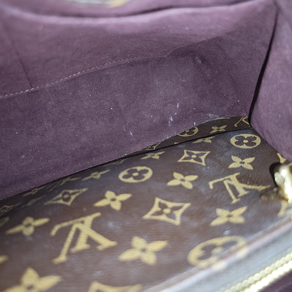 MONTAIGNE Monogram Coated Canvas Brown