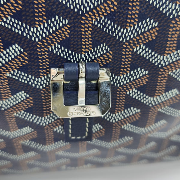 Capétien MM Coated Canvas Blue