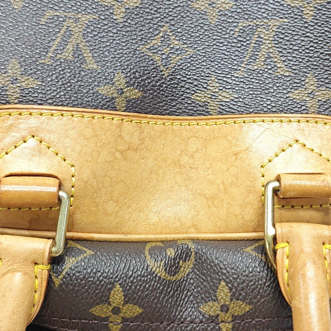 DEAUVILLE Monogram Coated Canvas Brown